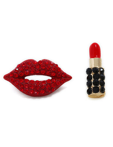 Aretes Lips & Lipstick